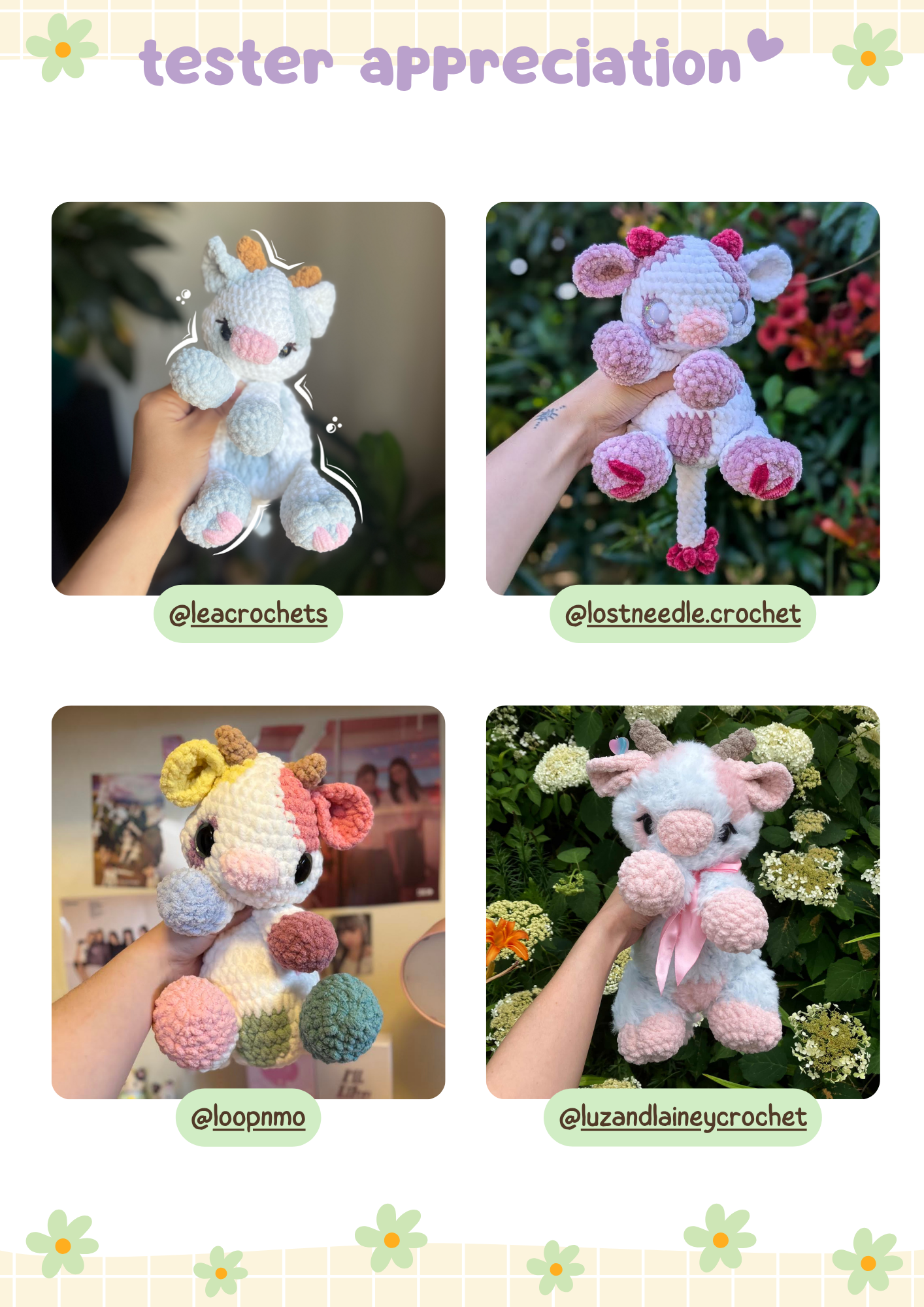 Kiwi the Baby Cow PDF Pattern