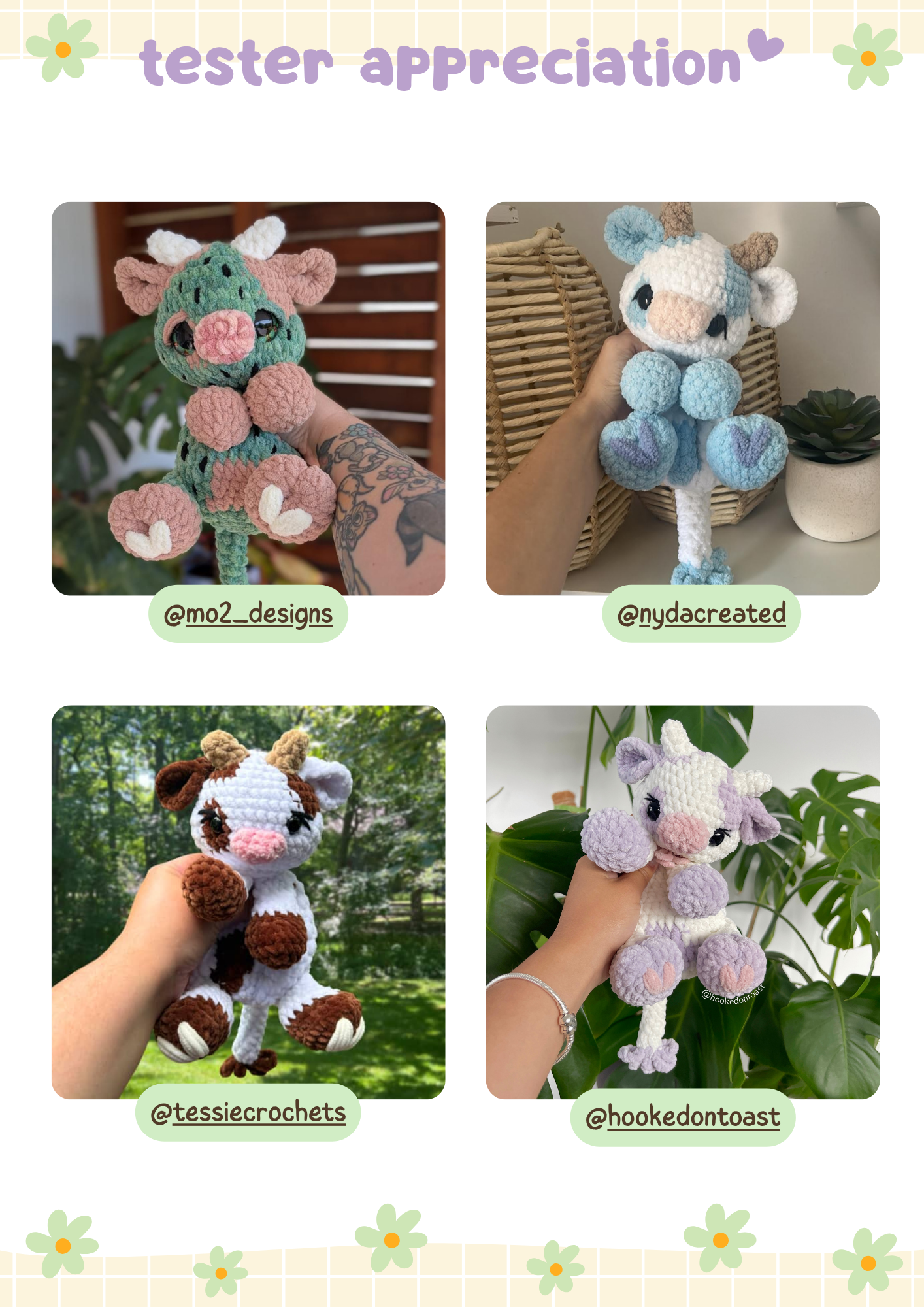 Kiwi the Baby Cow PDF Pattern