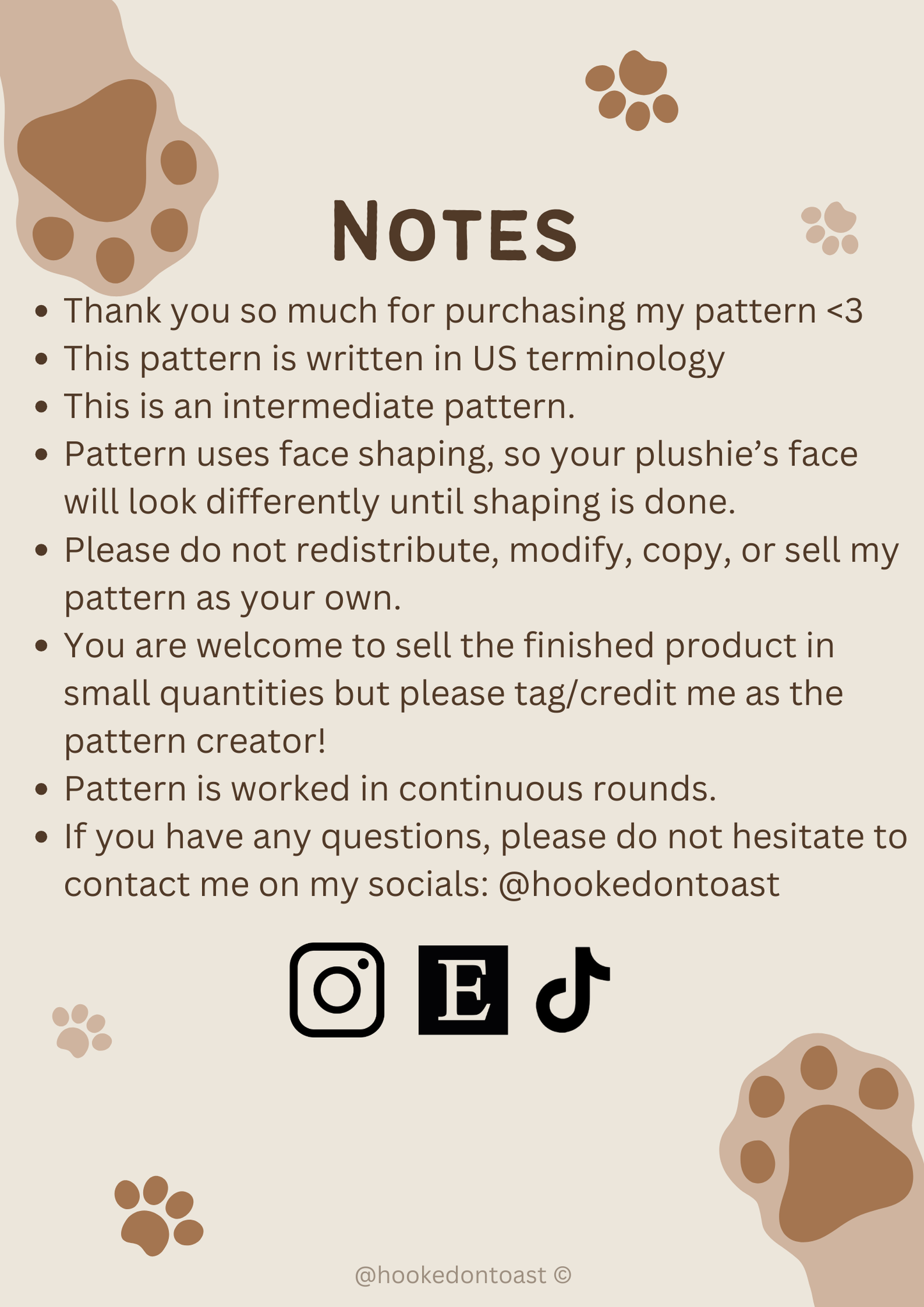 Miso the Cat 2-in-1 PDF Pattern