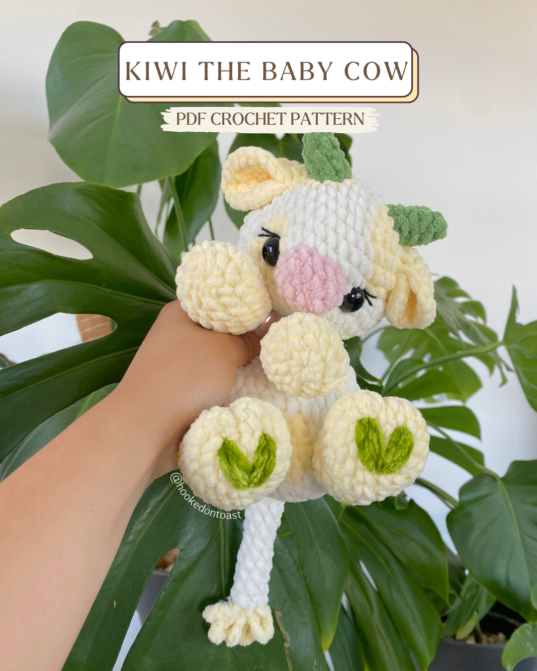 Kiwi the Baby Cow PDF Pattern