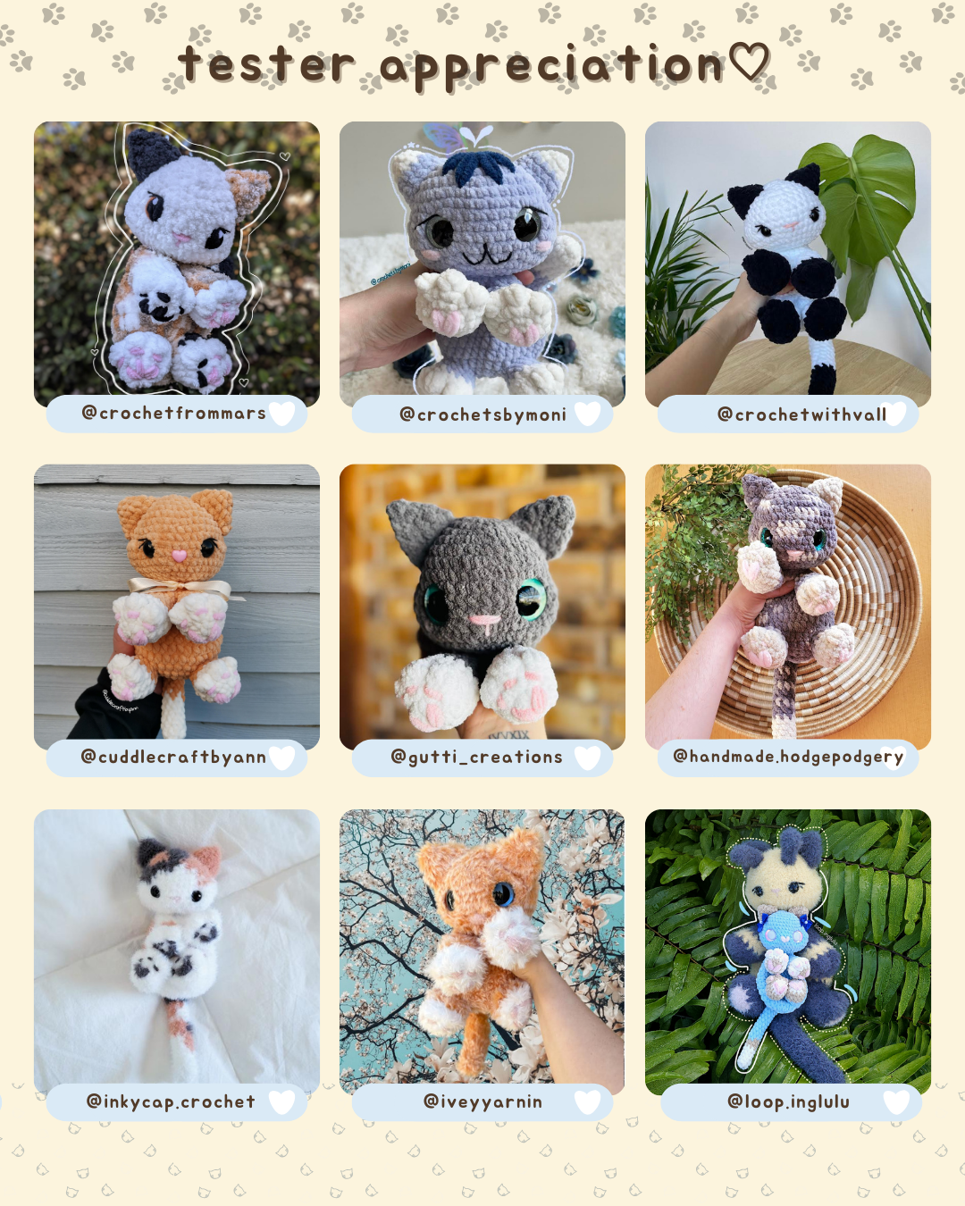 Tofu the Cat 2-in-1 PDF Pattern