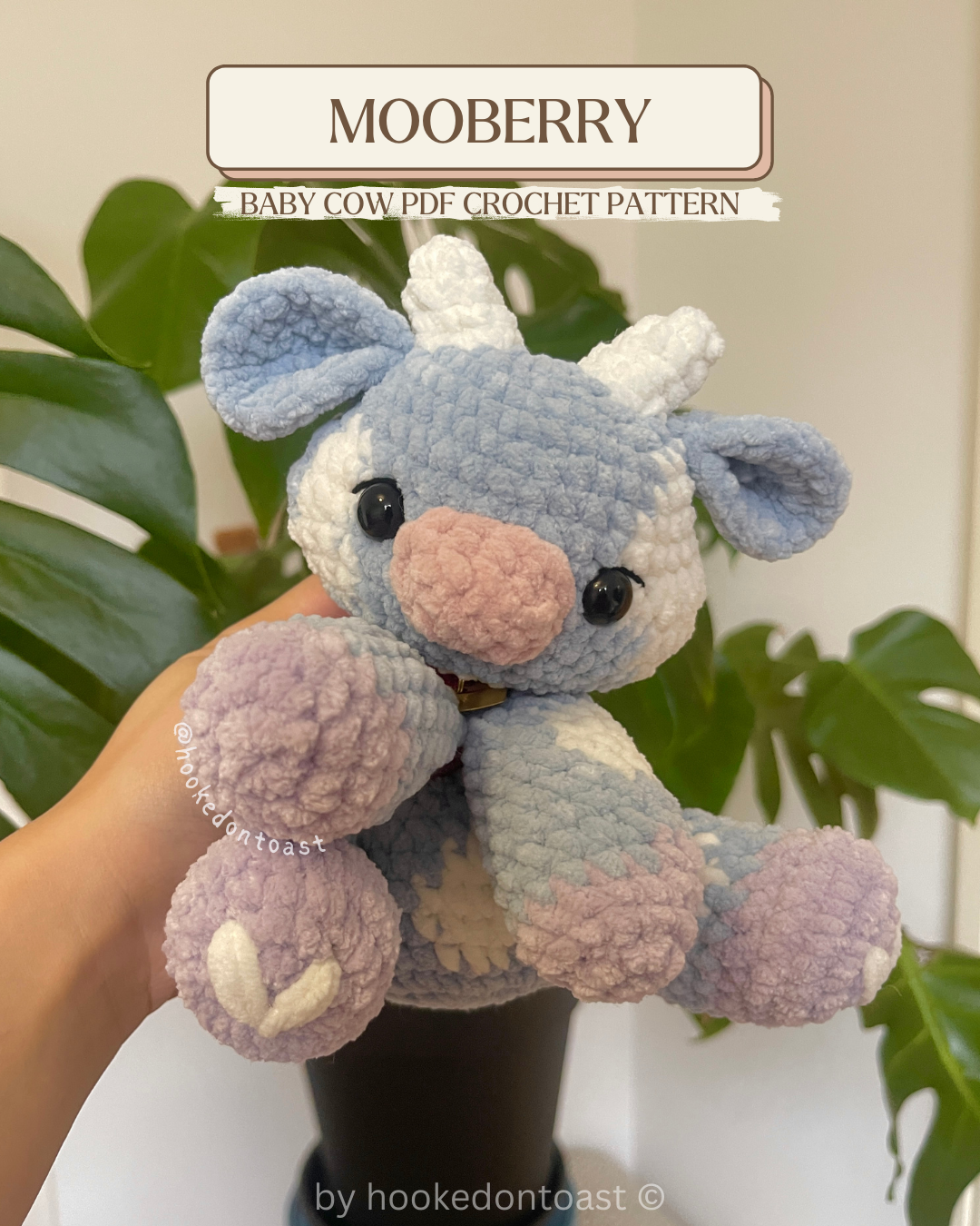 Mooberry the Baby Cow PDF Pattern