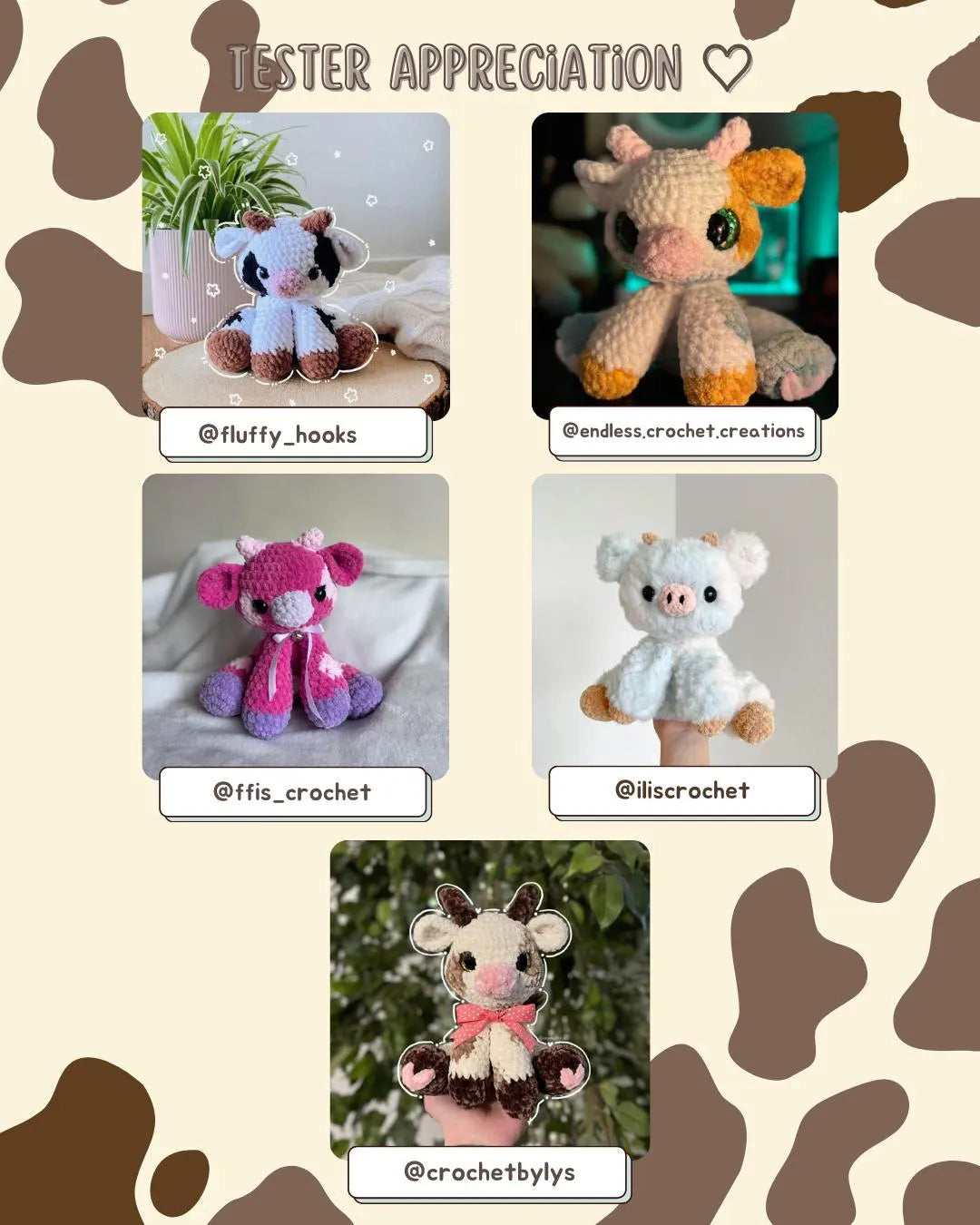 Mooberry the Baby Cow PDF Pattern