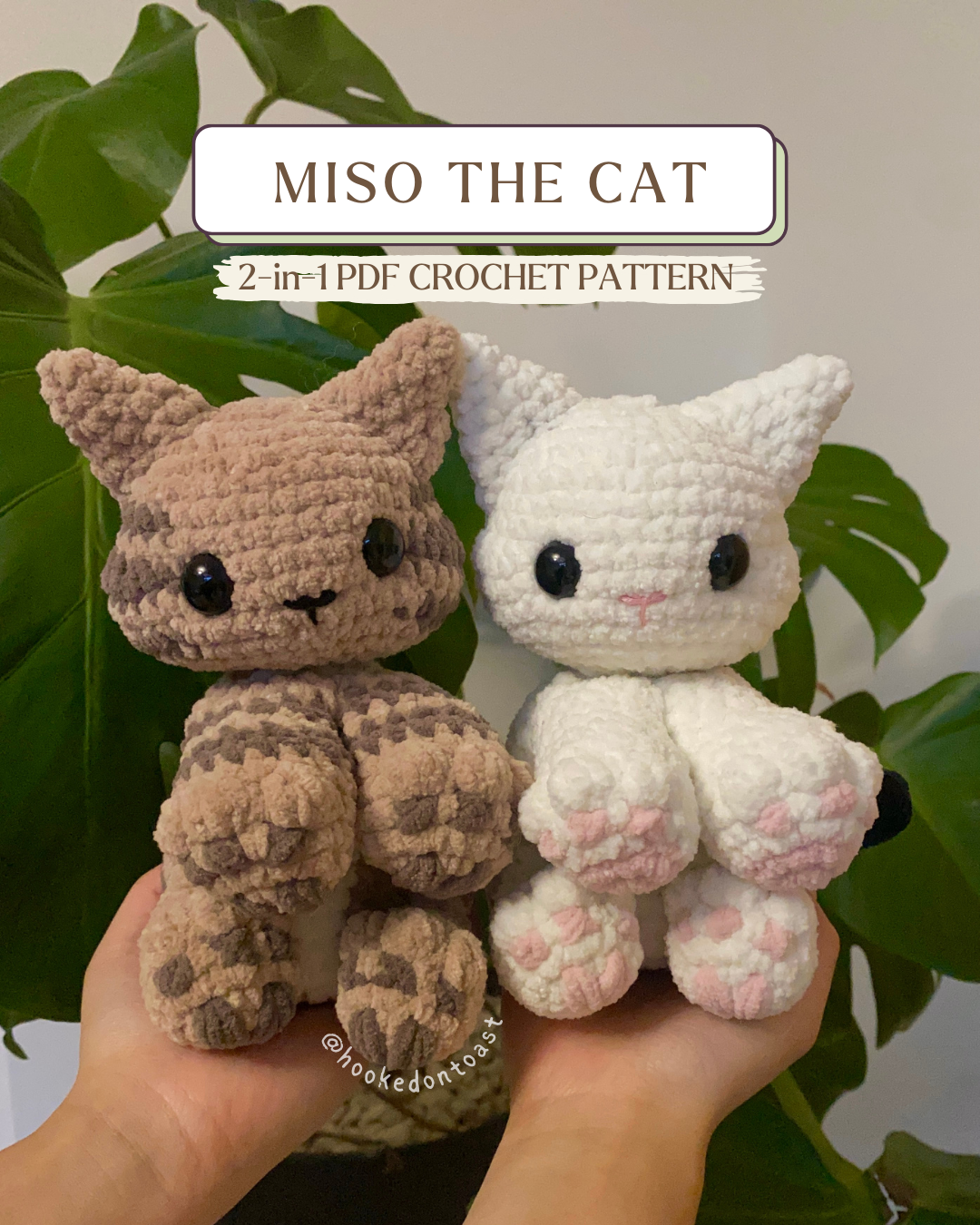 Miso the Cat 2-in-1 PDF Pattern