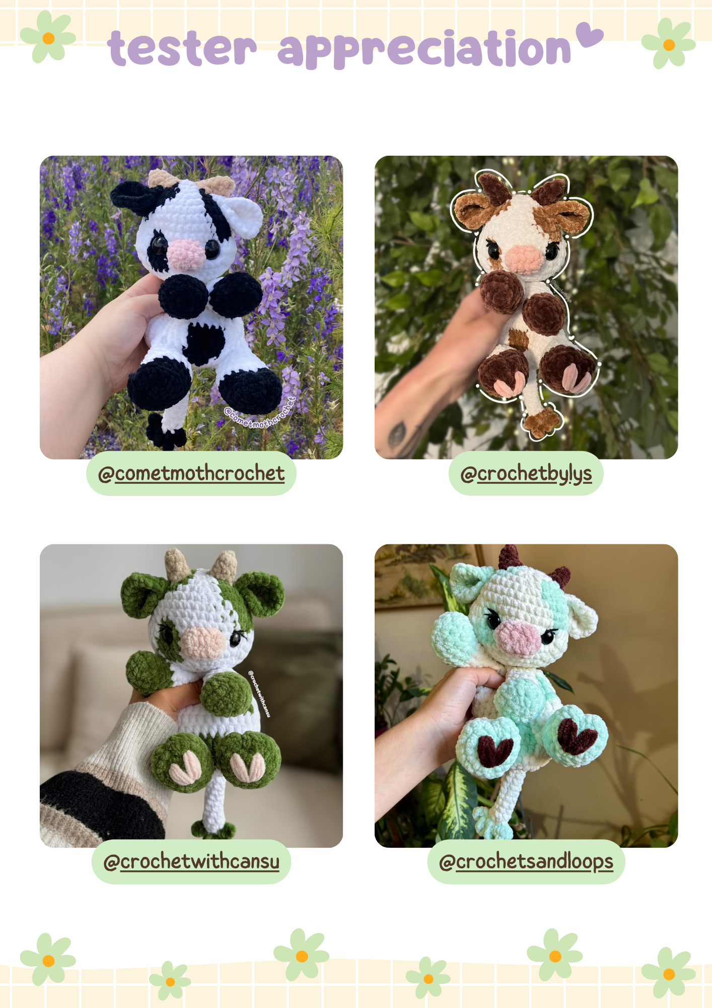 Kiwi the Baby Cow PDF Pattern
