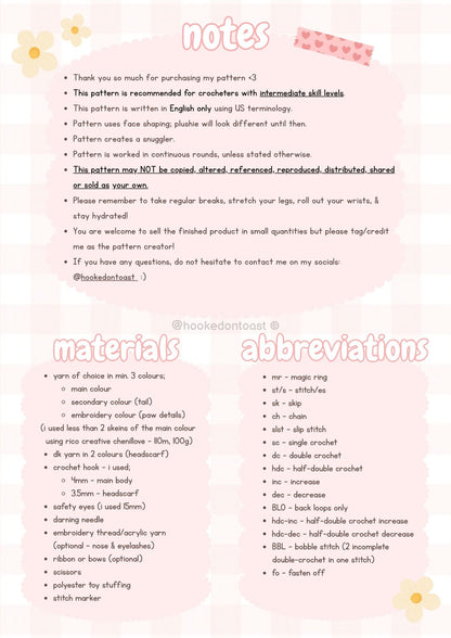 Miso die Katze 2-in-1 PDF-Muster