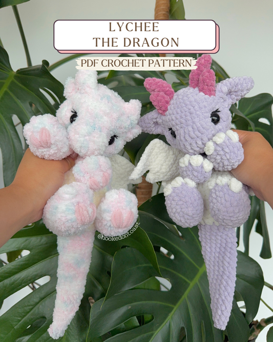 Lychee the Dragon PDF Pattern