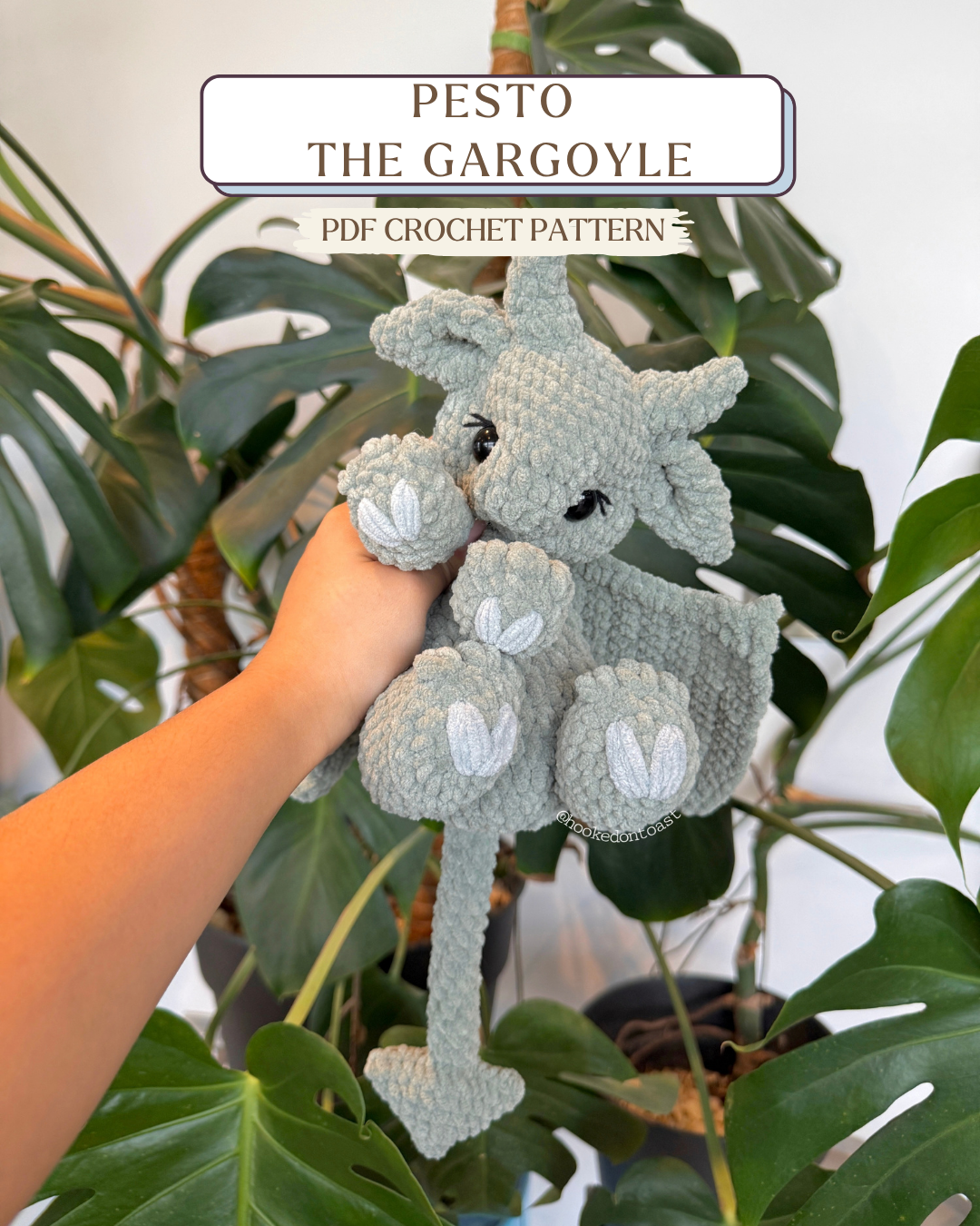 Pesto the Gargoyle PDF Pattern