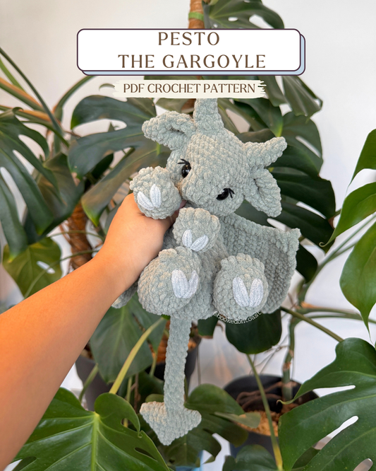 Pesto the Gargoyle PDF Pattern